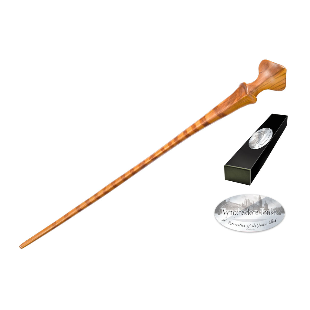 Baguette Nymphadora Tonks – The Noble Collection, Réplique Officielle Harry Potter, Avec Marque-page 3D