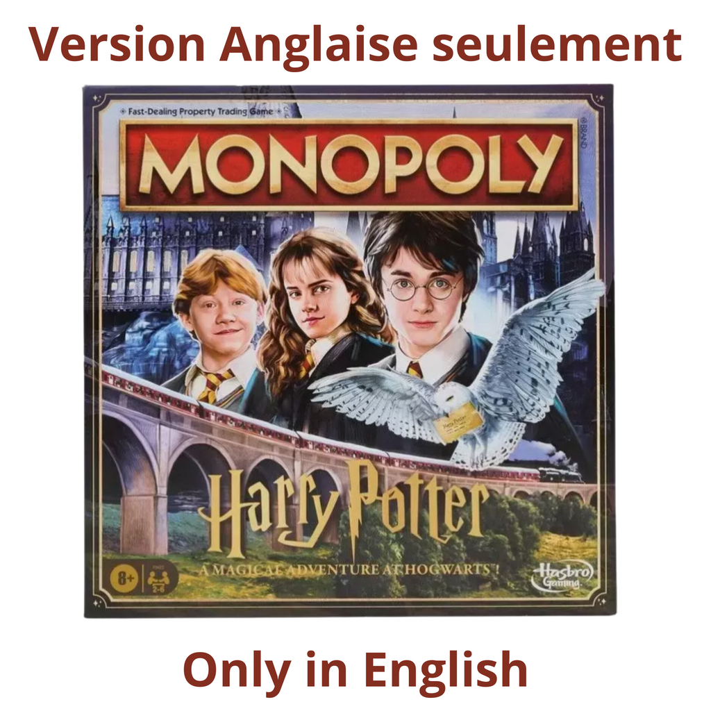 Monopoly Harry Potter – Édition Française – 2 à 6 Joueurs – Explorez Poudlard – Dès 8 Ans