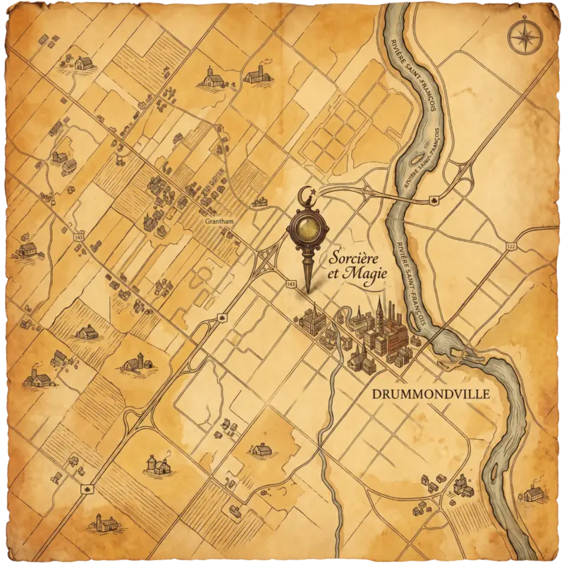 Carte — Sorcière et Magie, Drummondville