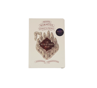 Carnet De Notes A5 Découpé - Carte Du Maraudeur | Sorcière et Magie