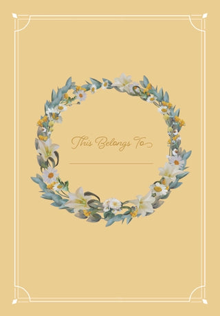 Carnet De Notes - Poudlard Florale | Sorcière et Magie