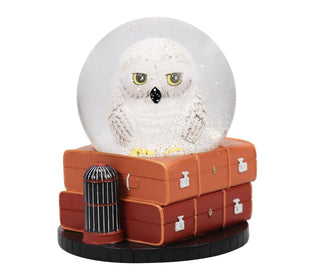 Hedwig Snow Globe On Suitcases