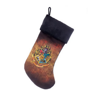 Brown Hogwarts Christmas Stocking