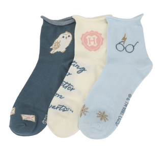 Ensemble 3 Paires De Bas Courts Poudlard - Junior | Sorcière et Magie