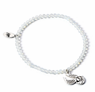 Bracelet Opale avec Breloque Vif d'Or | Sorcière et Magie