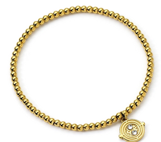 Bracelet Perles Dorées Retourneur de Temps | Sorcière et Magie