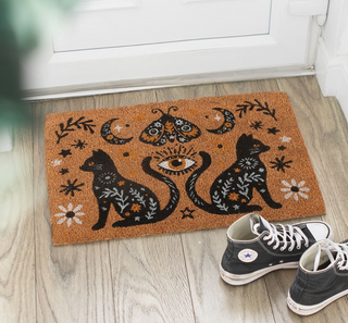 Tapis Gaufré - Chat Noir | Sorcière et Magie