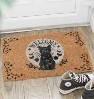 Tapis Gaufré - Magie Du Chat Noir | Sorcière et Magie