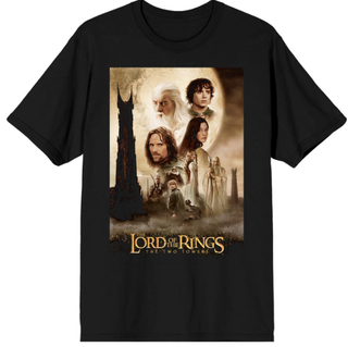 T-Shirt Seigneur Des Anneaux - Les Deux Tours | Sorcière et Magie