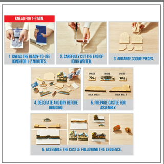 Ensemble Biscuits Château De Poudlard | Sorcière et Magie