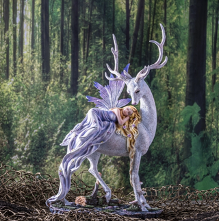 Fée Sur Cerf - Figurine