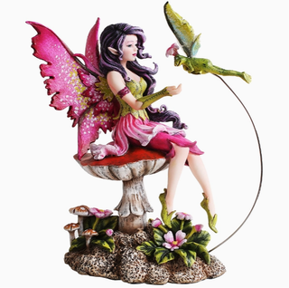 Fée Avec Grenouille - Figurine Amy Brown | Sorcière et Magie