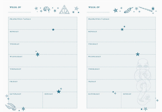 Ensemble Carnets Expecto Patronum | Sorcière et Magie