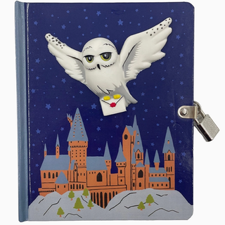 Journal À Serrure Avec Hedwige Squishy | Sorcière et Magie