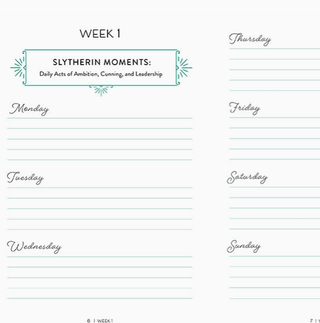 Agenda - Serpentard | Sorcière et Magie