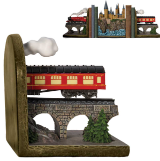 Serre-Livres Train Poudlard Illuminé | Sorcière et Magie