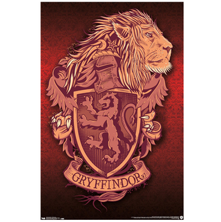 Poster Gryffondor | Sorcière et Magie